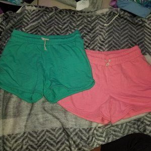 2 sets of athletic shorts